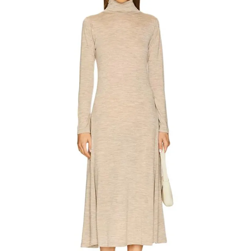 Polo Ralph Lauren Long Sleeved Dress Women's Beige-3