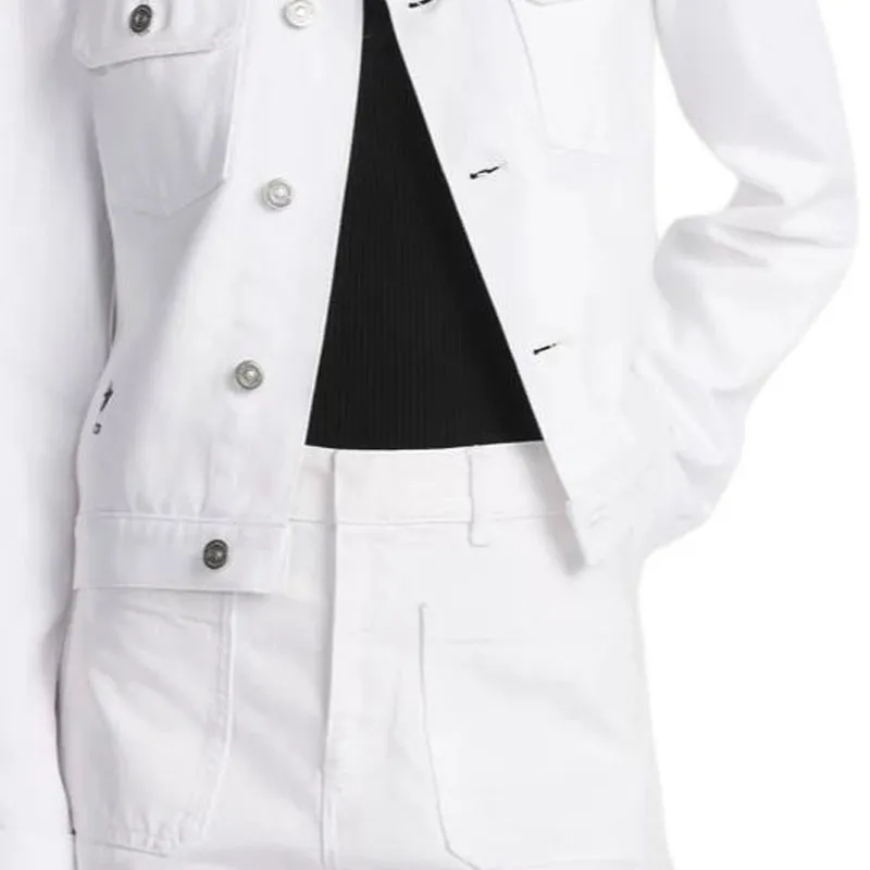 DIOR Denim Jacket Women's White-4