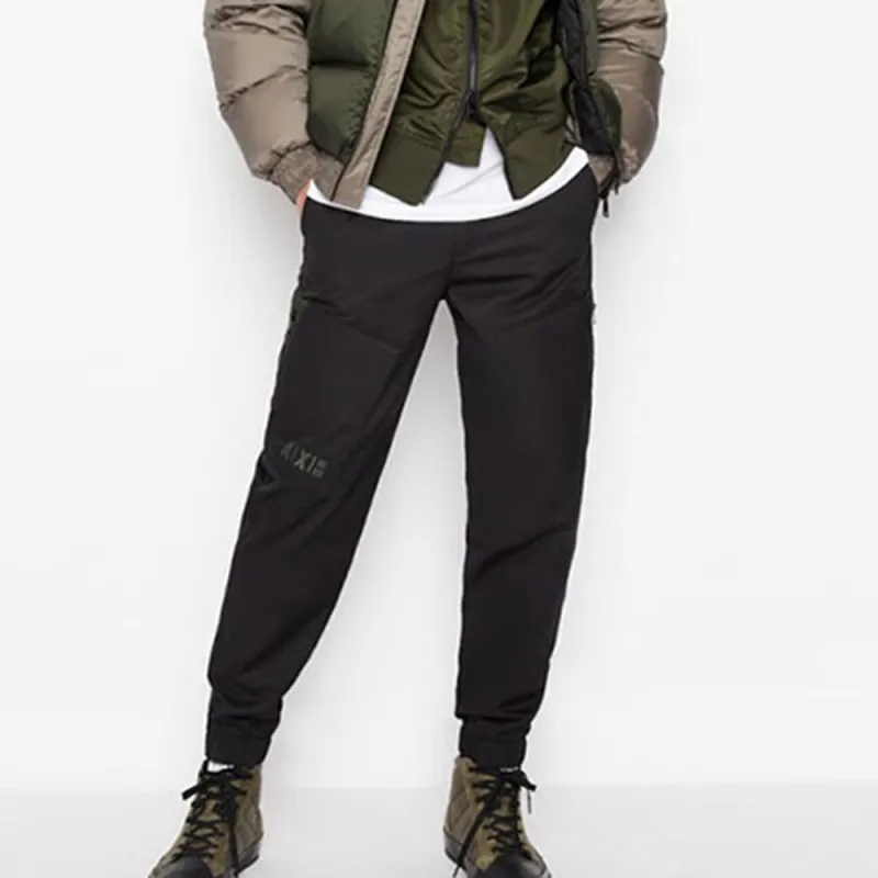 ARMANI EXCHANGEAE FW22 Knitted Sports Pants Men's Black-4