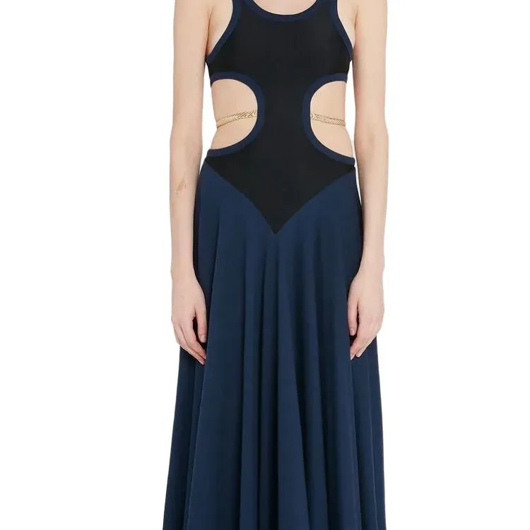 Christopher Kane Sleeveless Dresses Women's Midnight Blue-3