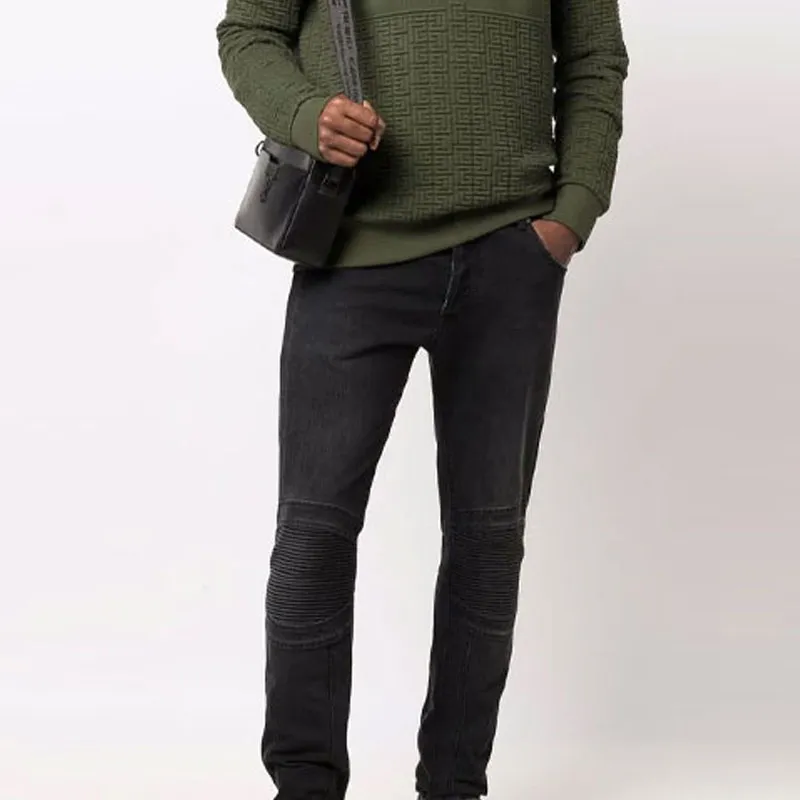 BALMAIN Sweatshirts Men Green-5