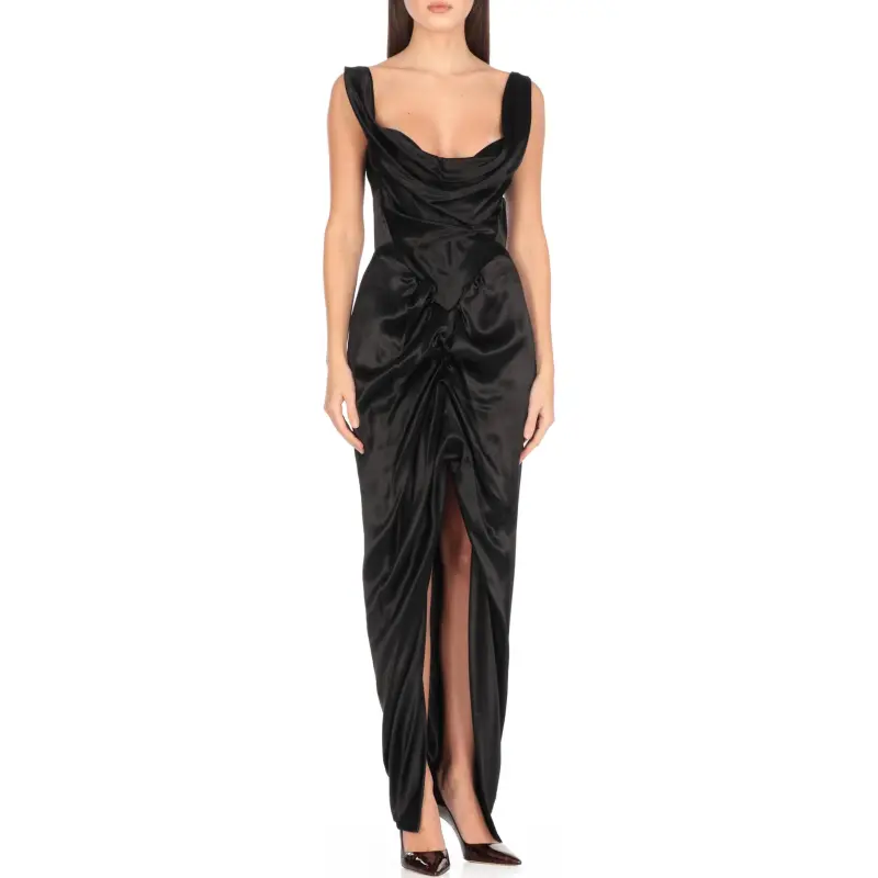 Vivienne Westwood Cowl Neck Sleeveless Dress-1