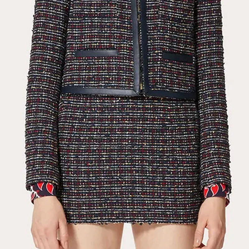 Valentino FW22 Jackets Coats Women's Marine Blue-4