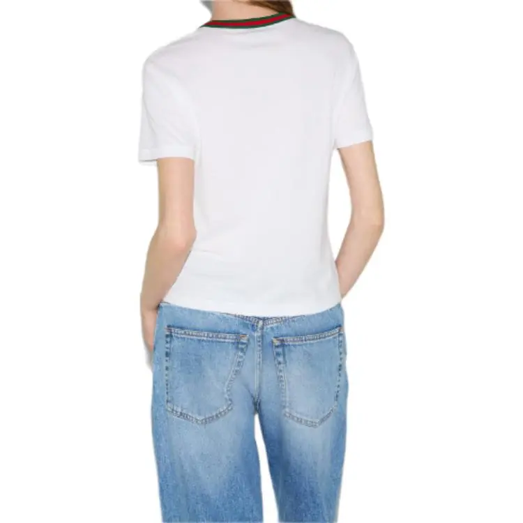 GUCCI Logo Detailed Crewneck T Shirt-3
