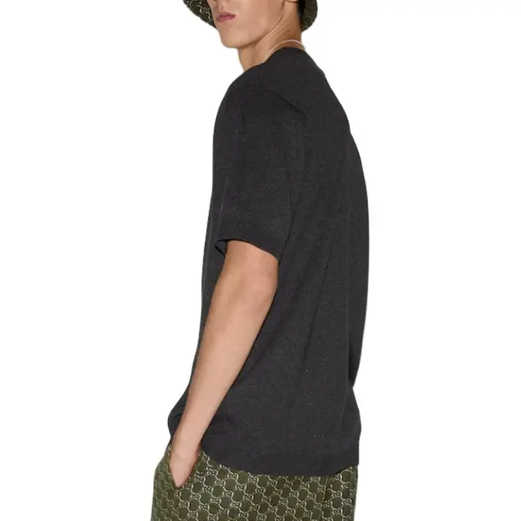 GUCCI T Shirts Men Gray-2