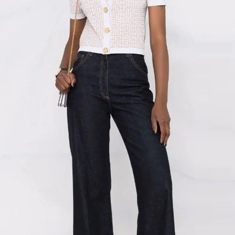 BALMAIN Slim Fit Knitwear Women's White-5