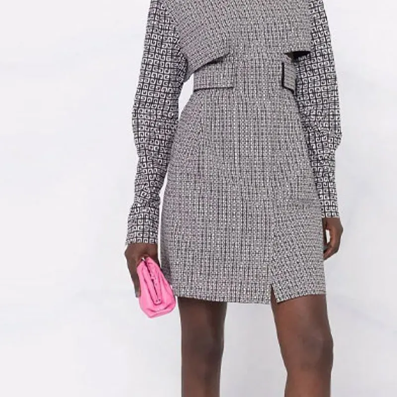 GIVENCHY FW21 Long Sleeved Dresses Women's Black-5