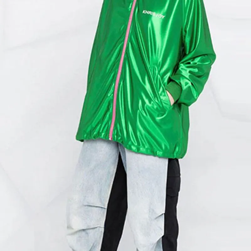 KHRISJOY Logo Printed Zipped Jacket-4