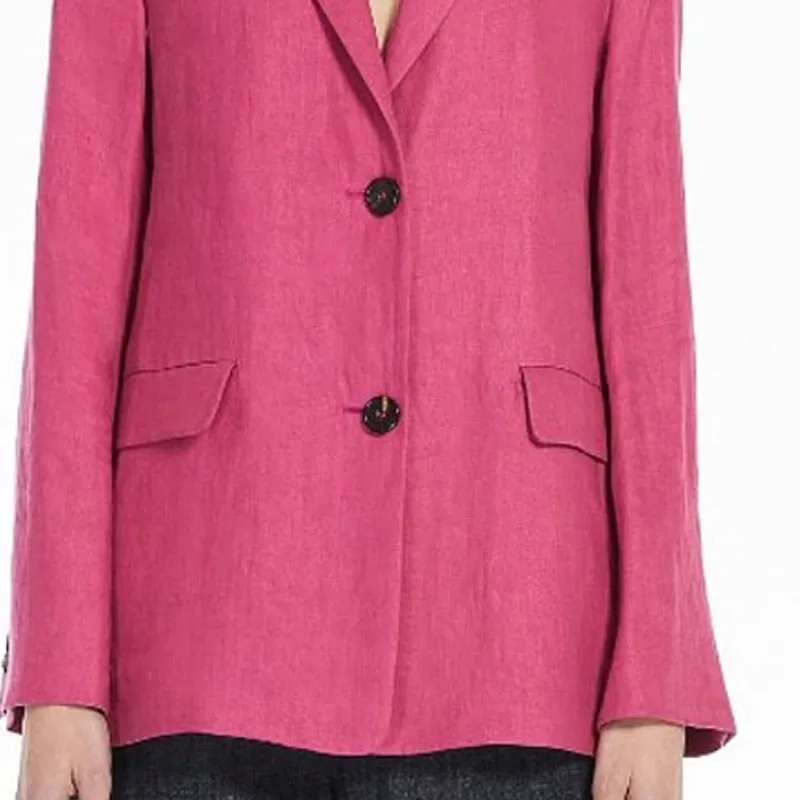 'S MAX MARA Single Breasted Long Sleeved Blazer-3
