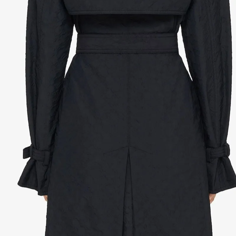 Givenchy SS25 Trench Coat Women's Dark Blue-4