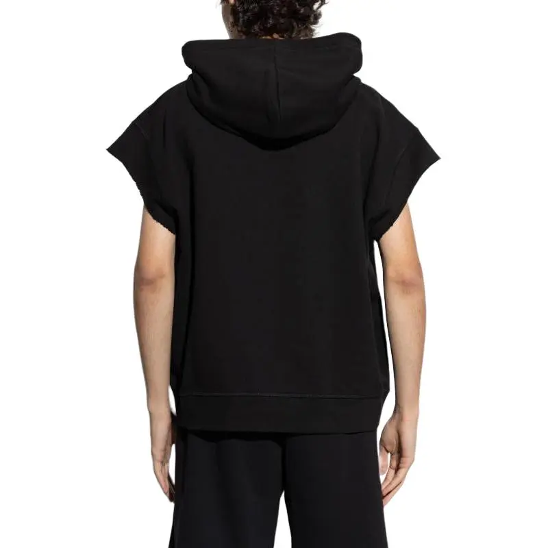 DSQUARED 2 Graphic Printed Cap Sleeved Hoodie-2