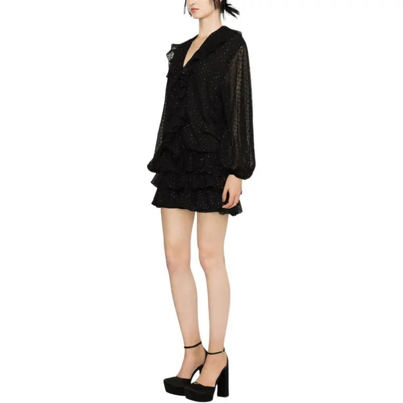 Blumarine Fil Coupé Ruffled Minidress-1