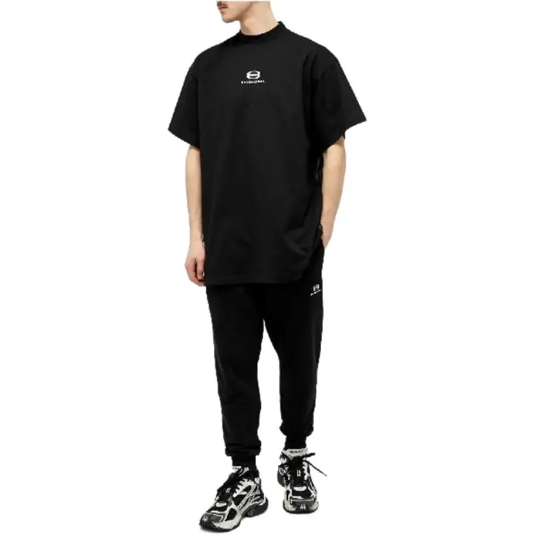 Balenciaga Knitted Sweatpants Regular Fit Men's Black-2