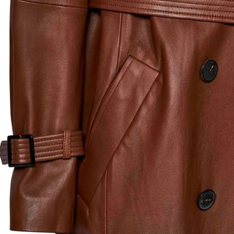 MaxMara Double Breasted Belted Coat-4