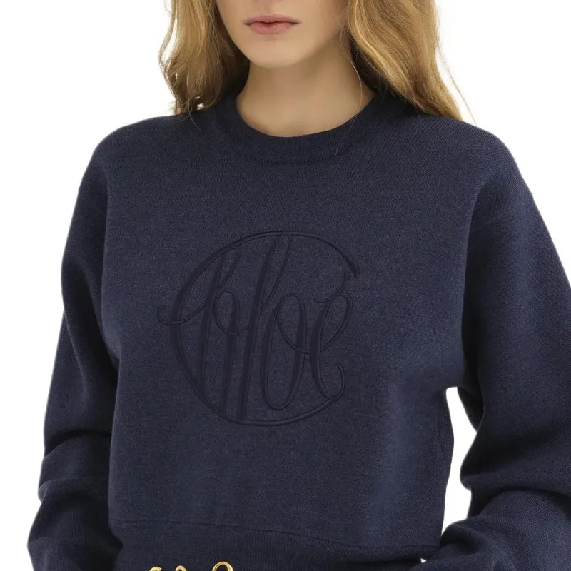 Chloé Embroidered logo Jumper-2