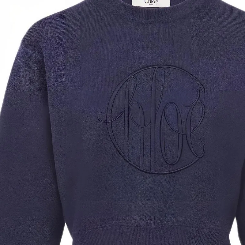 Chloé Embroidered logo Jumper-1