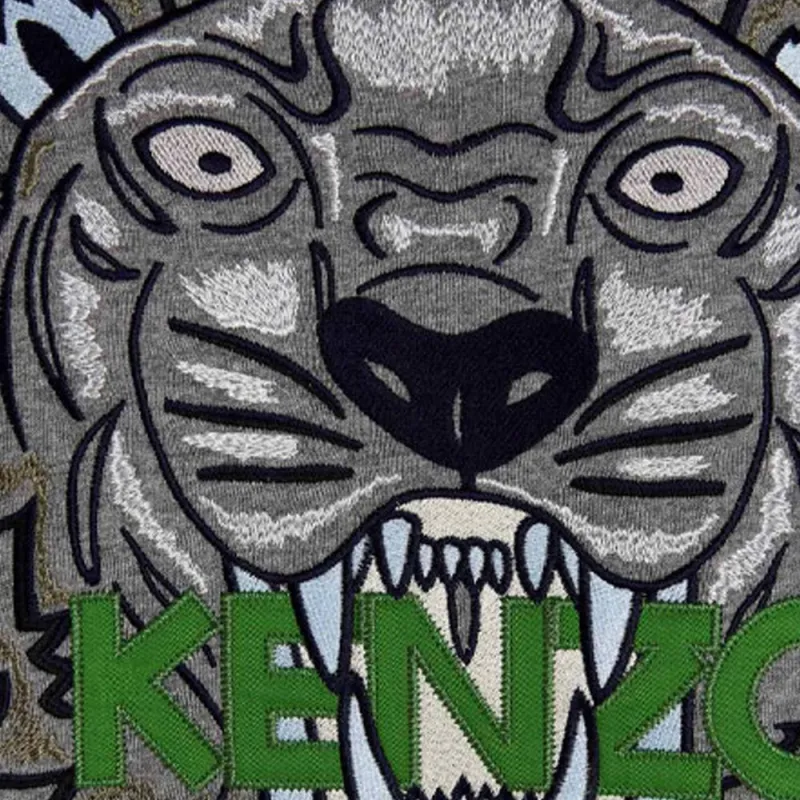 KENZO Tiger Embroidered Crewneck Sweatshirt-4