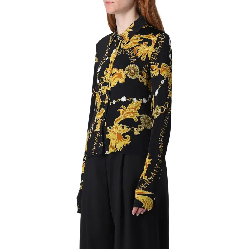 VERSACE JEANS COUTURE Shirts Women's Black-6