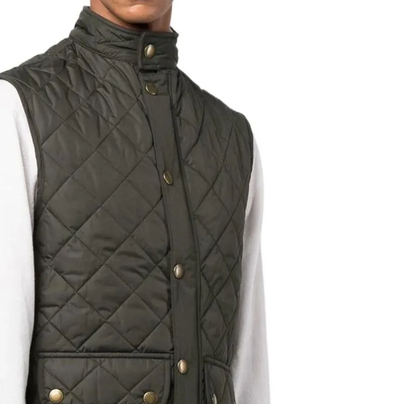 BARBOUR Vests Men Army Green-5