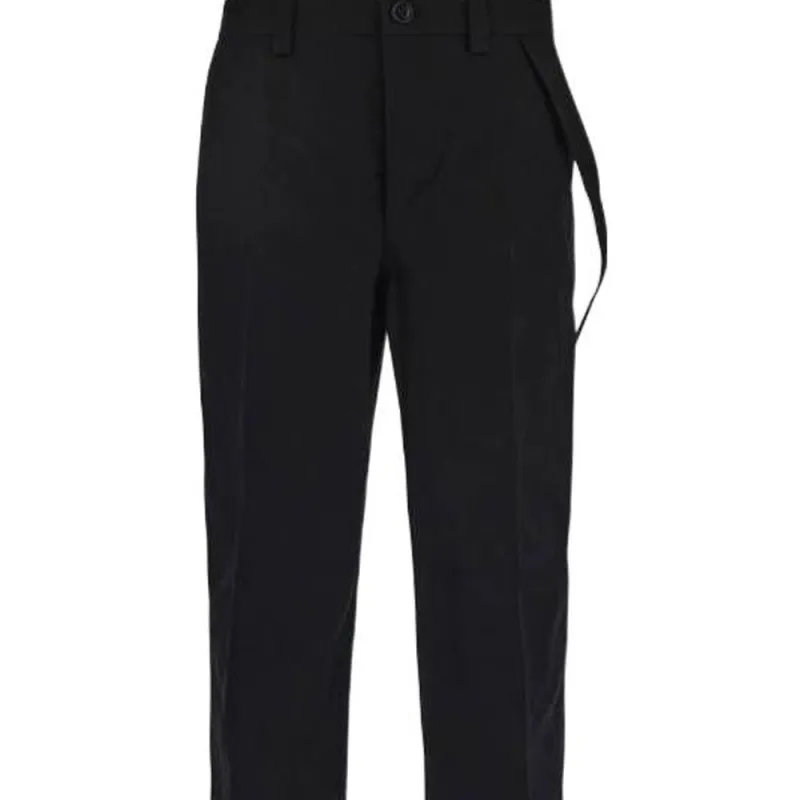 Burberry Mid rise Cotton Wide leg Trousers-4
