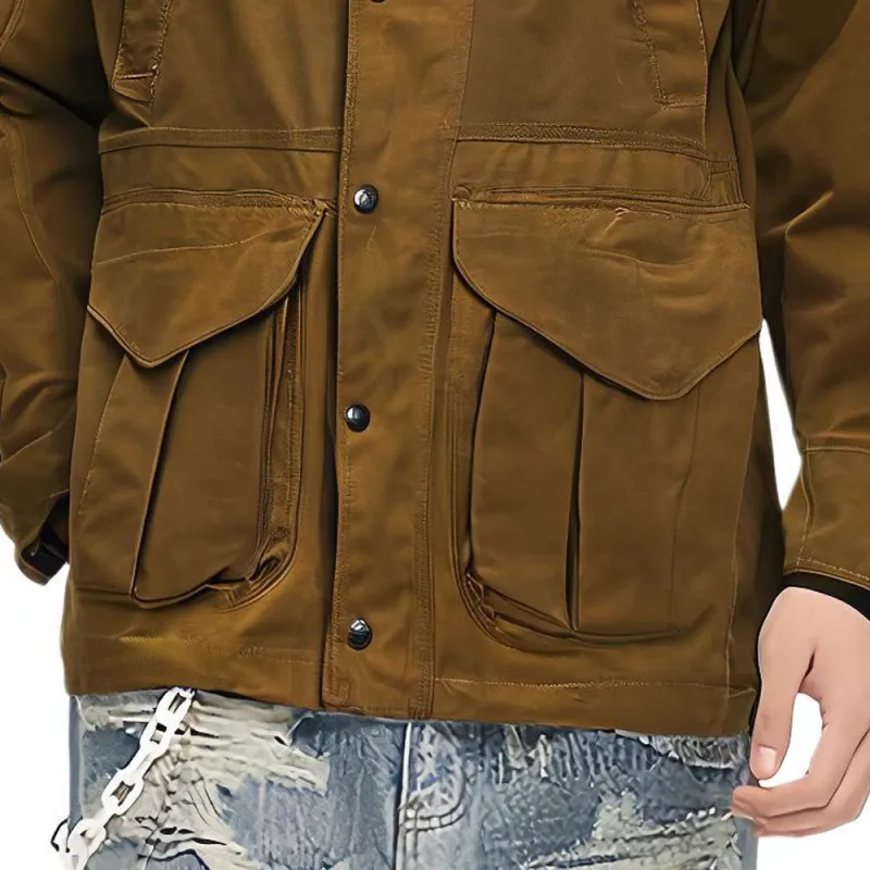 Filson Waxed Cotton Field Jacket-2