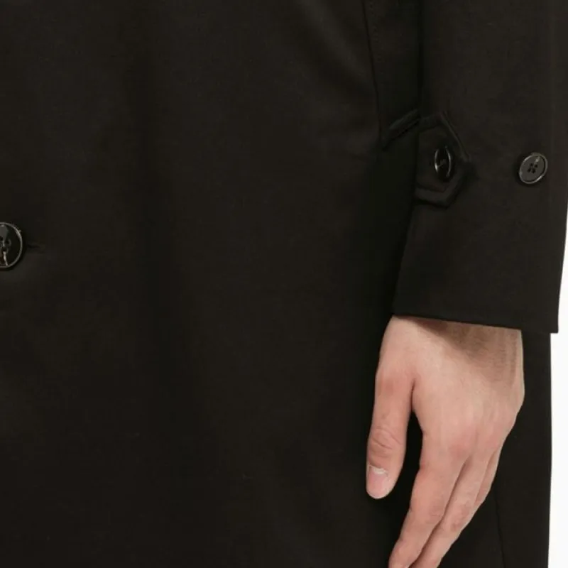 Burberry Trench Coat Men's Black-3