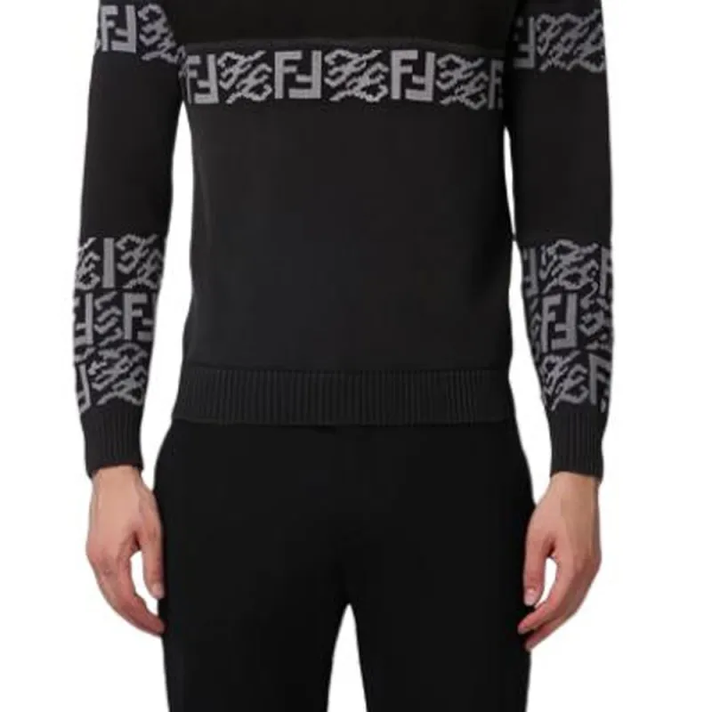 FENDI Sweaters Men Black-5