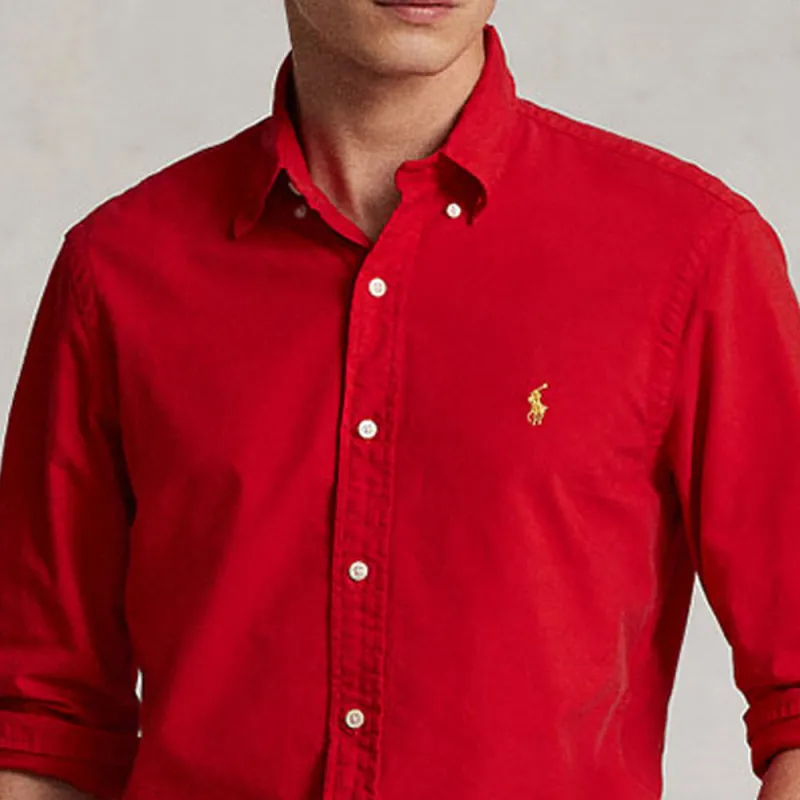 Polo Ralph Lauren SS23 Chinese New Year Collection Shirts Men Red-2