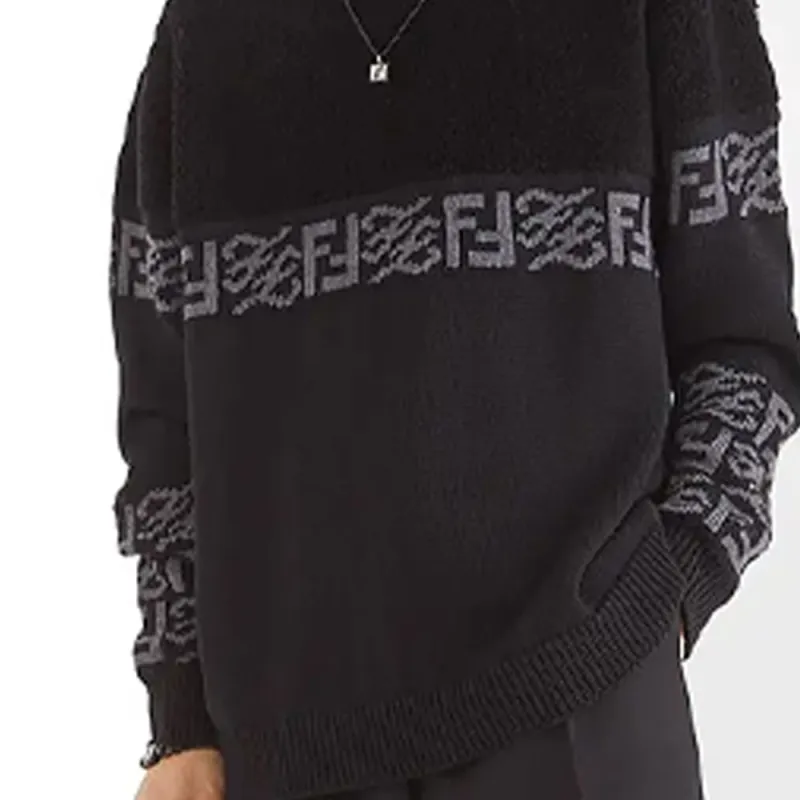 FENDI Sweaters Men Black-4