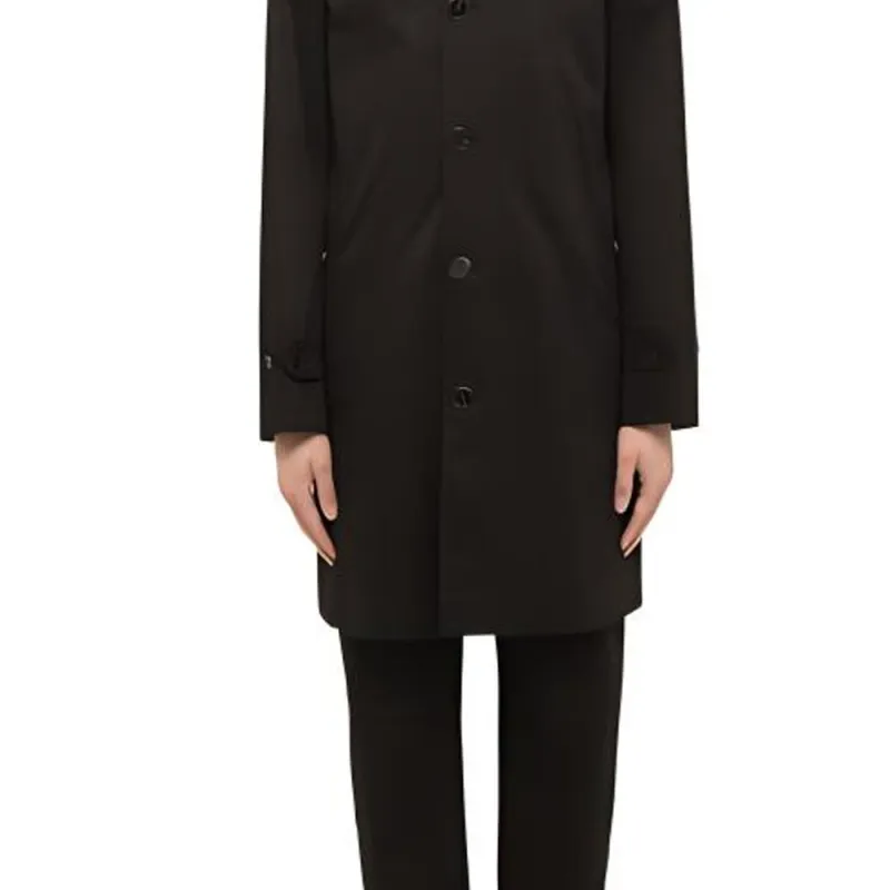 Burberry Trench Coat Men's Black-1