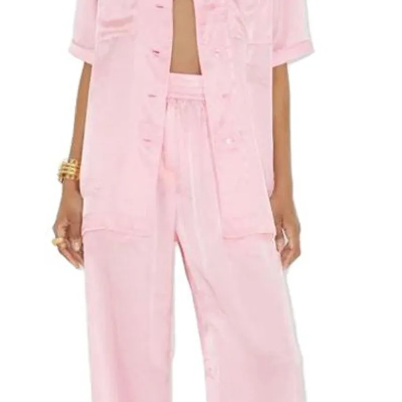 Burberry Ekd Jacquard Silk Pyjama Shirt-4