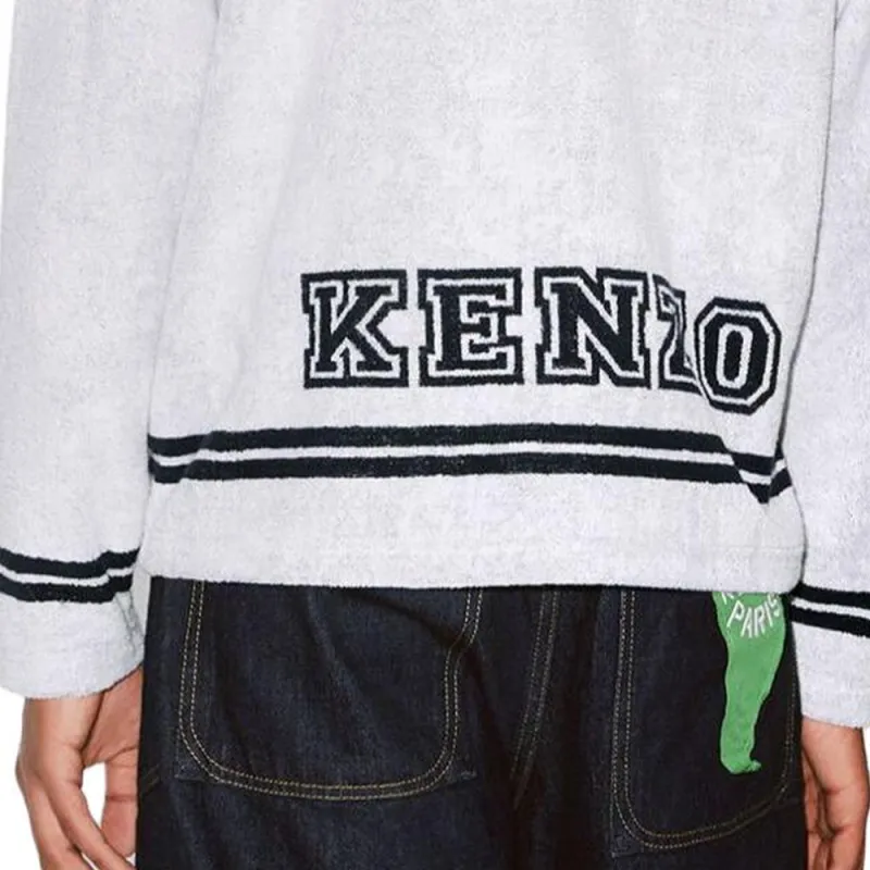 KENZO Sweaters Men Gray White-4