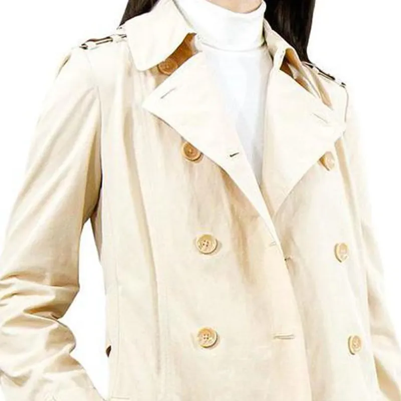 ARMANI JEANS Trench Coats Women's Umber-1