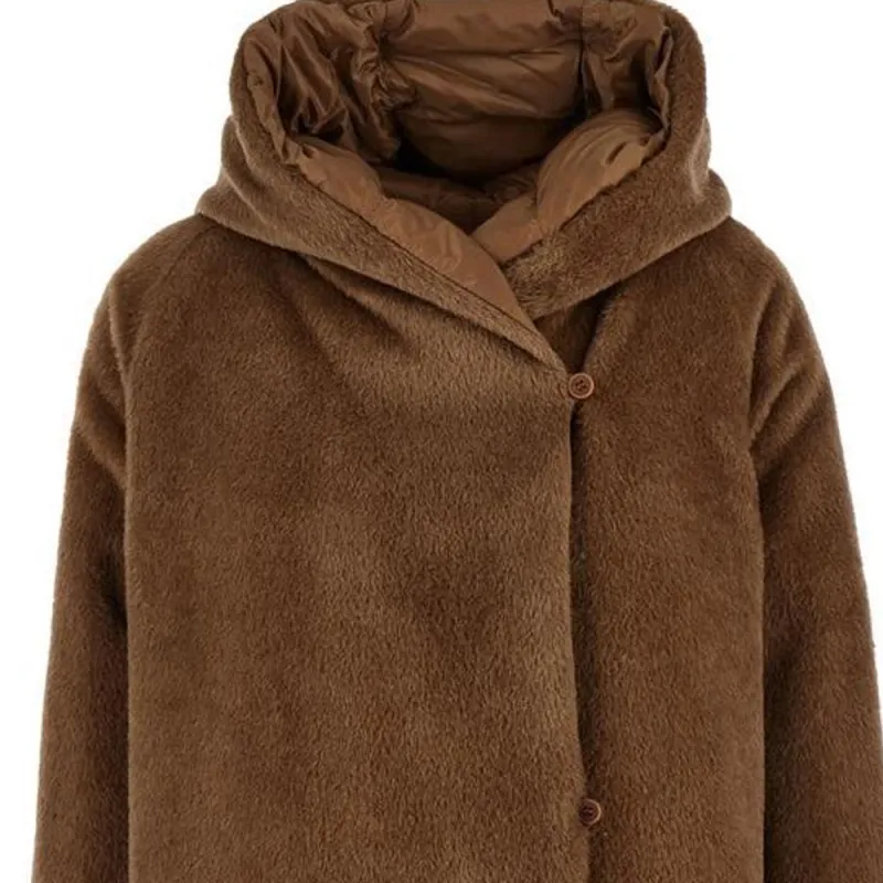 MaxMara Buttoned Long Sleeved Reversible Coat-3