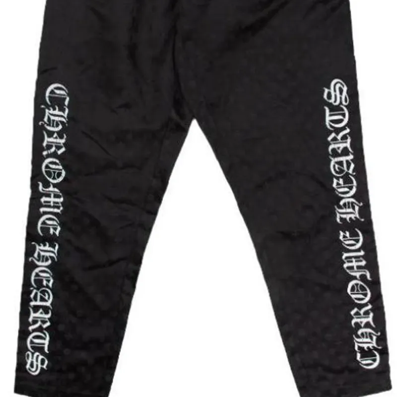 Chrome Hearts Knitted Sweatpants Men Black-4