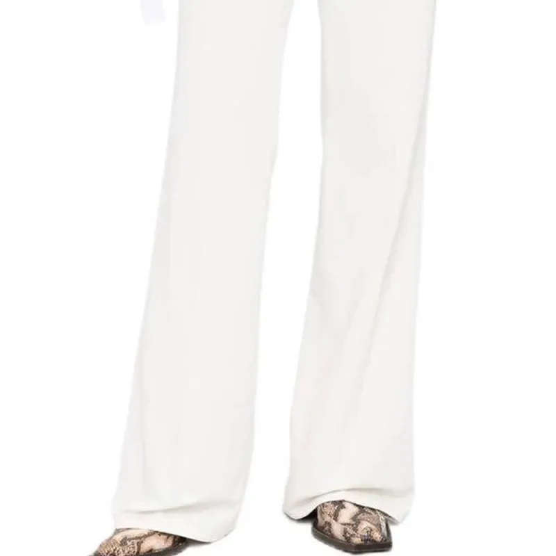 GUCCI Horsebit embellished Cotton Trousers-6