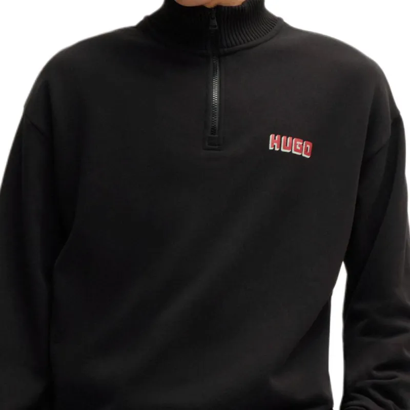 HUGO BOSS Logo print Cotton Sweatshirt-5