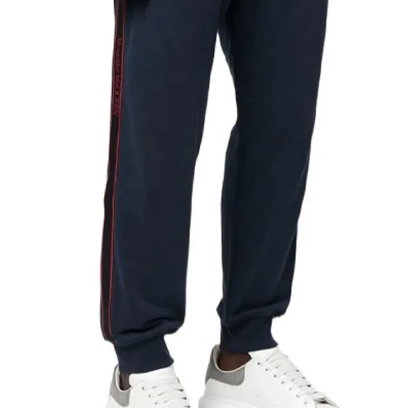 Alexander McQueen Motif print Cotton Joggers-5