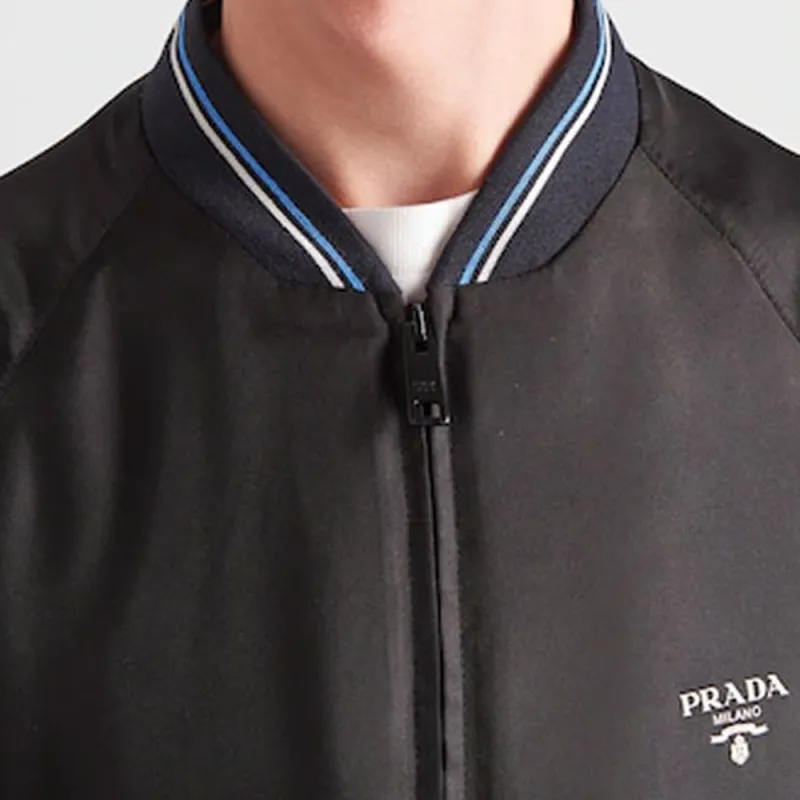 PRADA Jackets Men Black-5