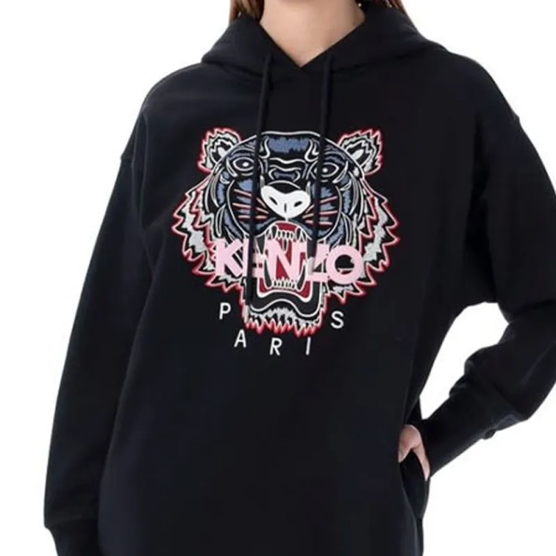 KENZO Long Sleeved Dresses Women's Black-4