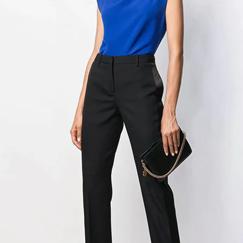 Givenchy Contrasting Trim Tuxedo Trousers-4