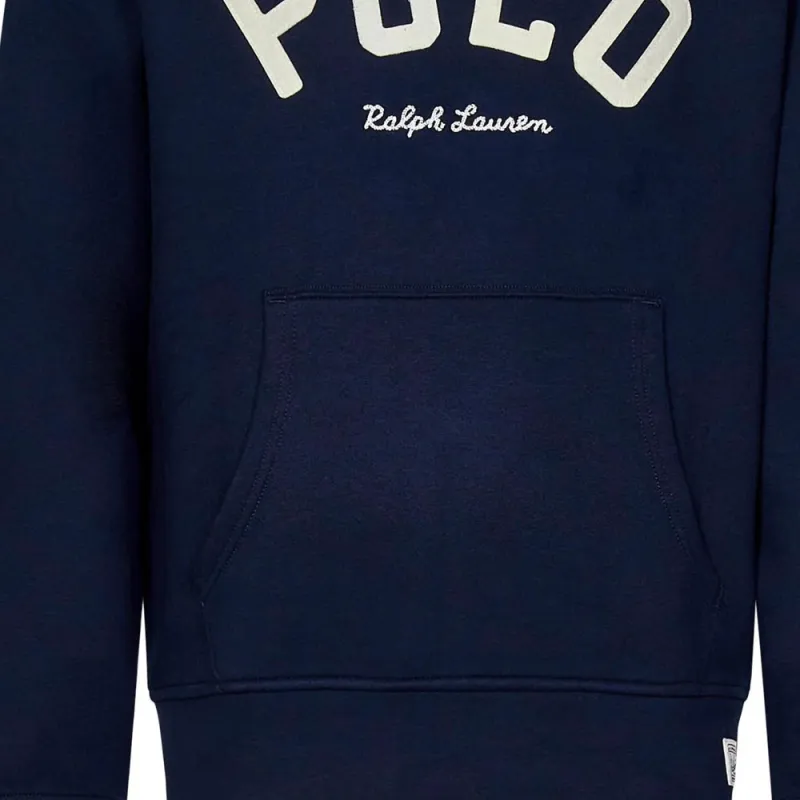 Polo Ralph Lauren Logo Patch Jersey Hoodie-3