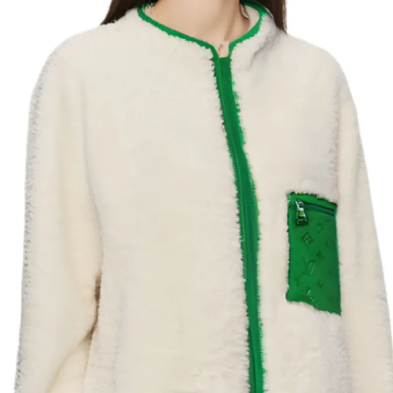 LOUIS VUITTON 2010s Shearling Jacket-3