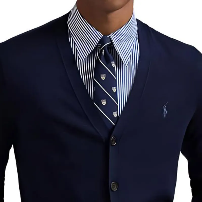 Polo Ralph Lauren FW24 Sweater Men's Hunter Dark Blue-4
