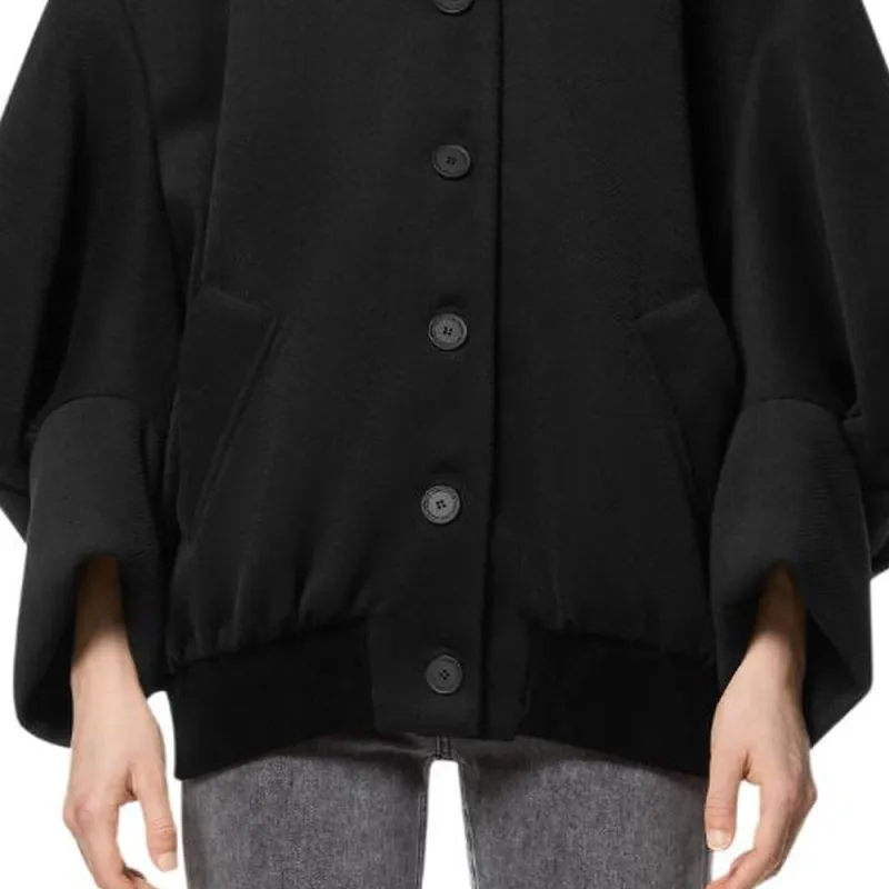 VERSACE Jackets Coats Women's Black-6