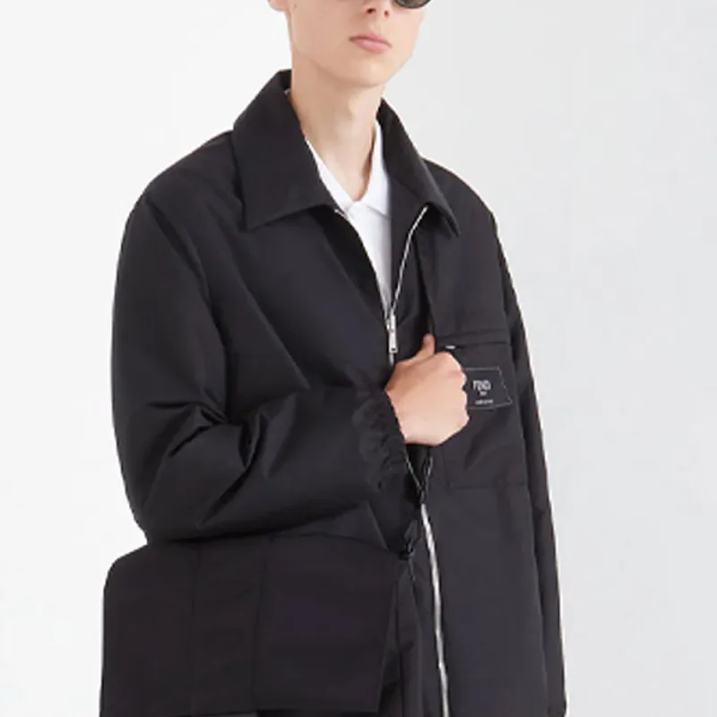 FENDI SS22 Puffer Jacket Men's Black-4