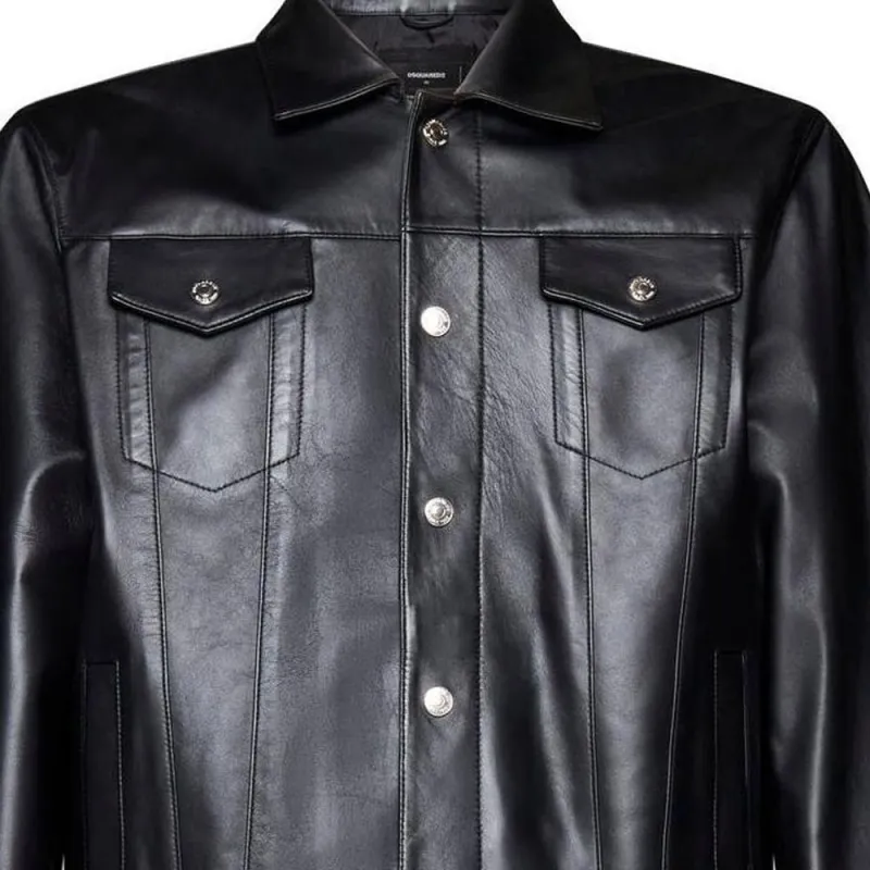 DSQUARED 2 Long Sleeved Snapped Jacket-4