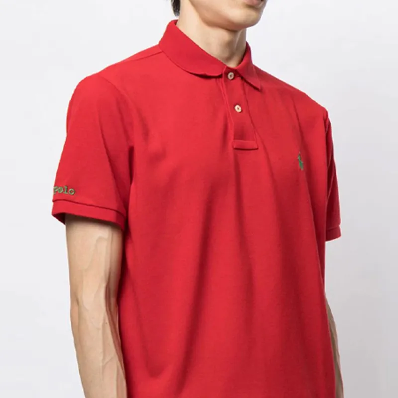 Polo Ralph Lauren Polo Shirts Men Red-5