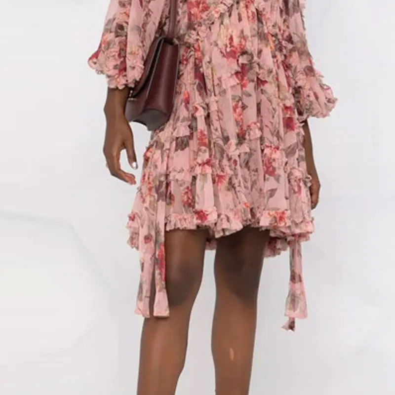Zimmermann Long-Sleeved Dresses Women's Pink-4