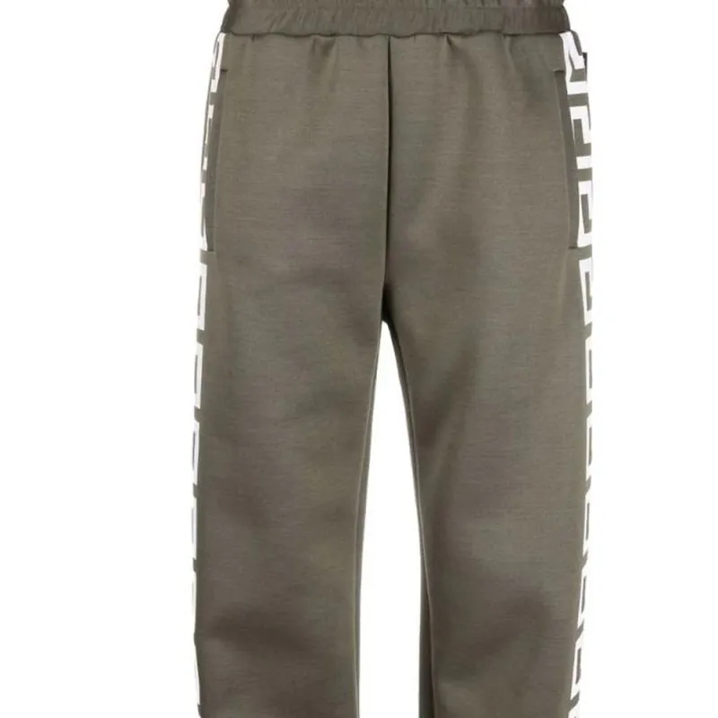 VERSACE Knitted Sweatpants Women's Khaki-1
